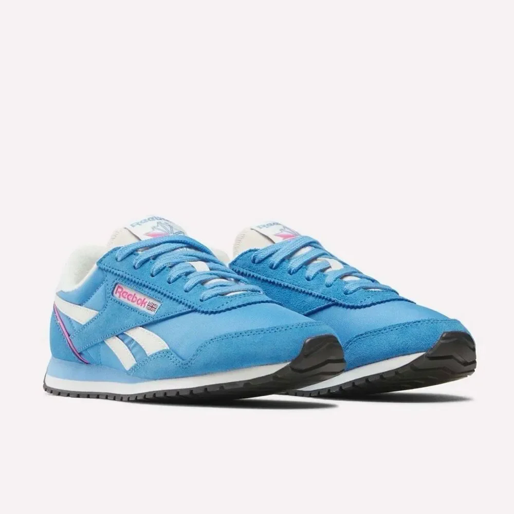 Reebok Classic Sz 10 AZ Retro Running Sneakers Blue Women’s Vintage 70s Style Ne